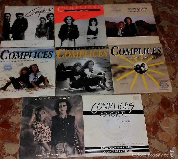 Discos de vinilo: LOTE DE 8 SINGLE DE COMPLICES - Foto 1