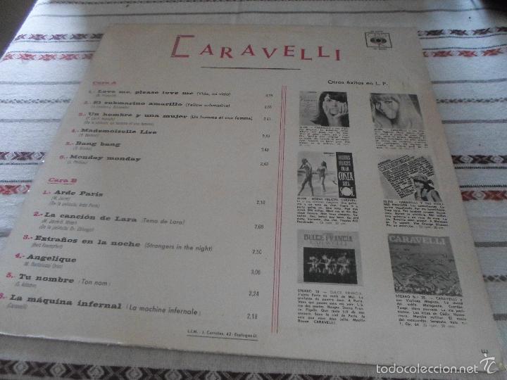 Discos de vinilo: PLEASE LOVE ME CARAVELLI - Foto 2