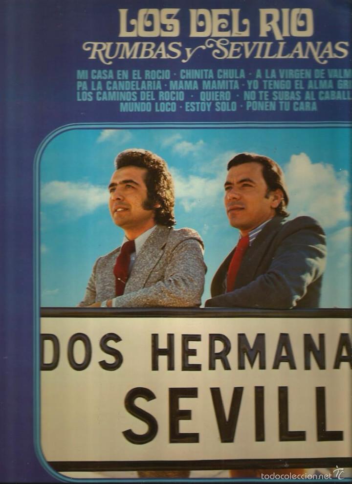 Discos de vinilo: LP LOS DEL RIO : RUMBAS Y SEVILLANAS - Foto 1