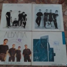Discos de vinilo: LOTE DE 4 SINGLE DE ALBANIA. Lote 57933071