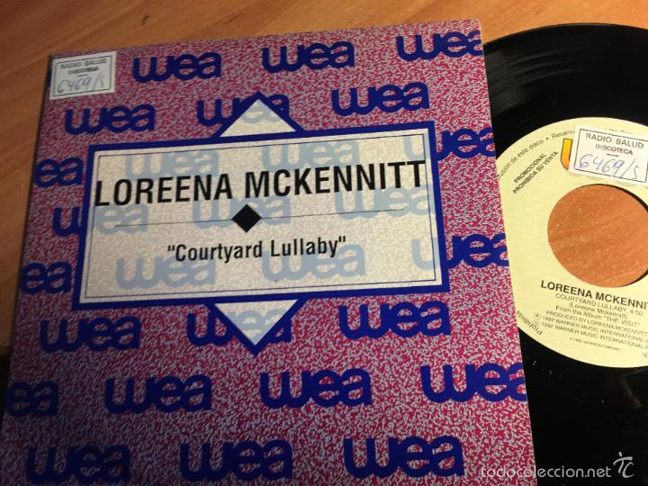Discos de vinilo: LOREENA MCKENNITT (COURTYARD LULLABY) SINGLE 1992 PROMO (EPI2) - Foto 1