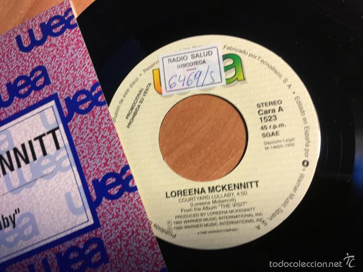 Discos de vinilo: LOREENA MCKENNITT (COURTYARD LULLABY) SINGLE 1992 PROMO (EPI2) - Foto 2