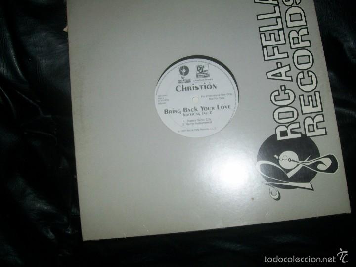 Discos de vinilo: Christion  &ndash; Bring Back Your Love / Pull It featuring Jay Z - Foto 1