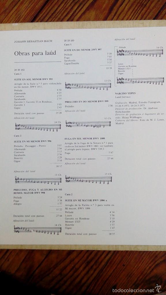 Discos de vinilo: Narciso Yepes - Foto 3