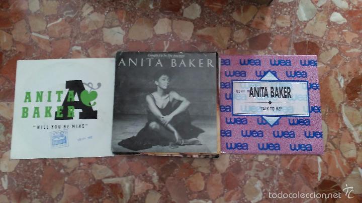 Discos de vinilo: LOTE DE 3 SINGLES DE ANITA BAKER - Foto 1