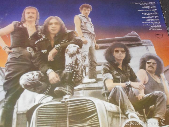 Discos de vinilo: Panzer LP Al pie del ca&ntilde;on Made in Spain 1982 - Foto 3