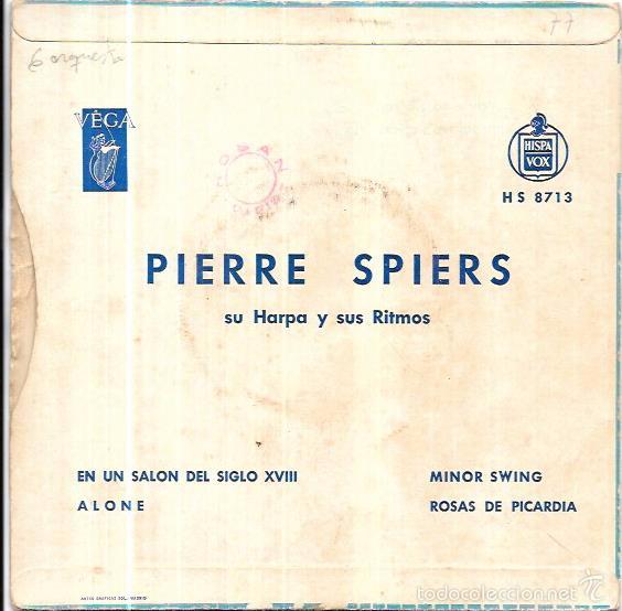 Discos de vinilo: SINGLE. PIERRE SPIERS. Y SU HARPA Y SUS RITMOS. - Foto 2
