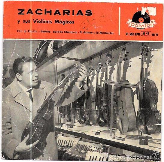 Discos de vinilo: SINGLE. ZACHARIAS Y SUS VIOLINES MAGICOS. - Foto 1