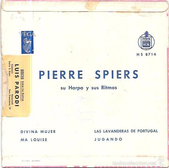 Discos de vinilo: SINGLE. PIERRE SPIERS. SU HARPA Y SUS RITMOS. - Foto 2