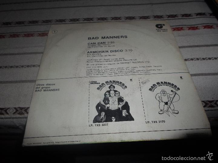 Discos de vinilo: BAD MANNERS CAN CAN - Foto 2