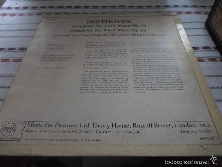 Discos de vinilo: BEETHOVEN SYMPHONY NO.5 IN C MINOR - Foto 3