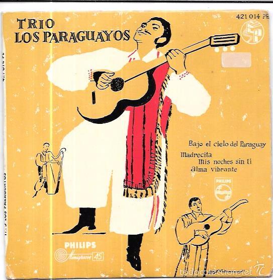 Discos de vinilo: SINGLE. TRIO LOS PARAGUAYOS. - Foto 1