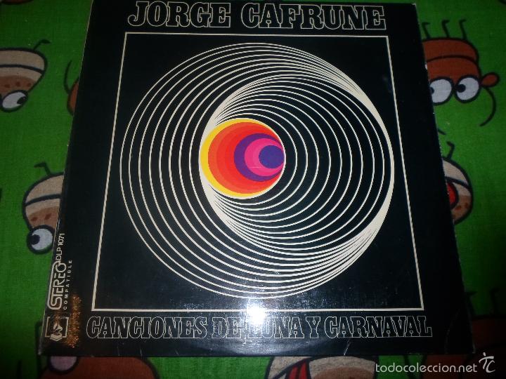 Discos de vinilo: JORGE CAFRUNE - CANCIONES DE LUNA Y CARNAVAL - Foto 1