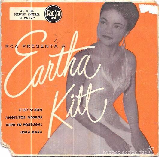 Discos de vinilo: SINGLE. EARTHA KITT. CON HENRI REN&Eacute; Y SU ORQUESTA. - Foto 1
