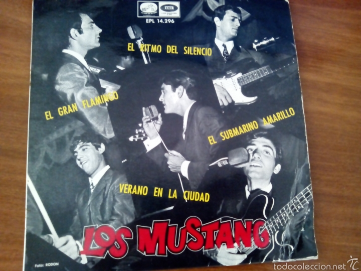 Discos de vinilo: Disco E.P. Los Mustang - Foto 1