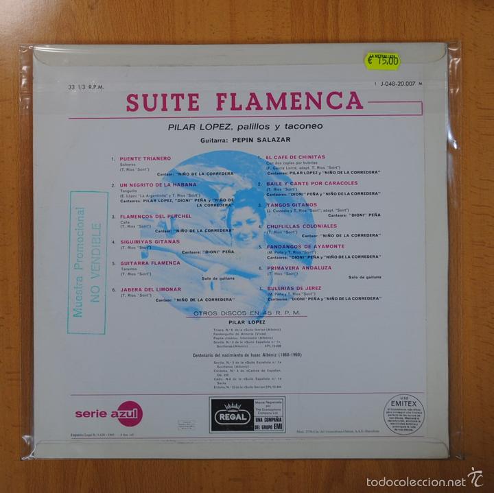 Discos de vinilo: PILAR LOPEZ - SUITE FLAMENCA - LP - Foto 2