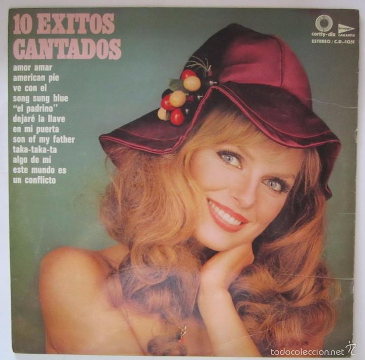 Discos de vinilo: (7) VINILO LP 10 EXITOS CANTADOS 1974 - Foto 1