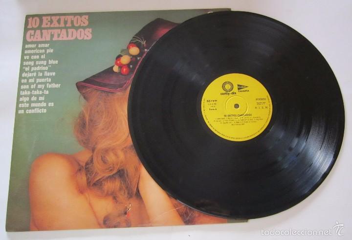 Discos de vinilo: (7) VINILO LP 10 EXITOS CANTADOS 1974 - Foto 2