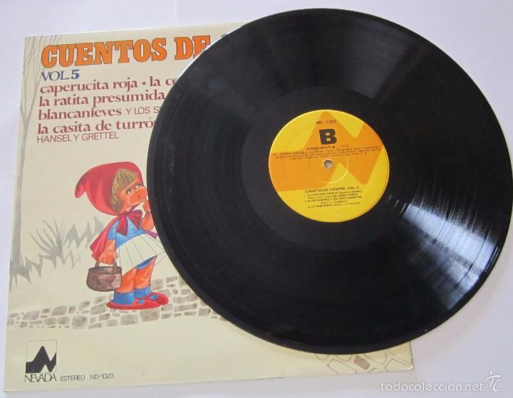Discos de vinilo: (16) VINILO LP CUENTOS DE SIEMPRE 1976 - Foto 2