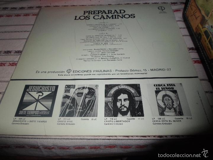 Discos de vinilo: PREPARAD LOS CAMINOS CARMELO ERDOZAIN - Foto 3