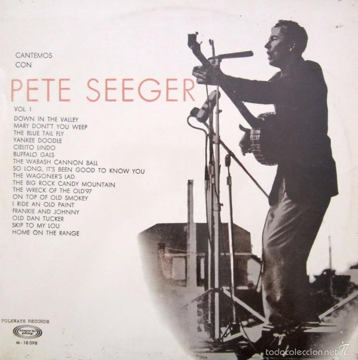 Discos de vinilo: (39) VINILO LP PETE SEEGER CANTEMOS CON... 1969 - Foto 1