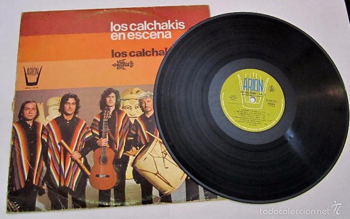 Discos de vinilo: (43) VINILO LP LOS CALCHAKIS EN ESCENA 1976 - Foto 2