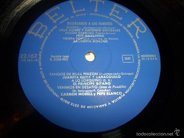 Discos de vinilo: RECORDANDO A LOS FAMOSOS - Foto 2