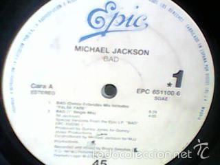 Discos de vinilo: Michael Jackson - Bad (Cbs, 1987) - Foto 1