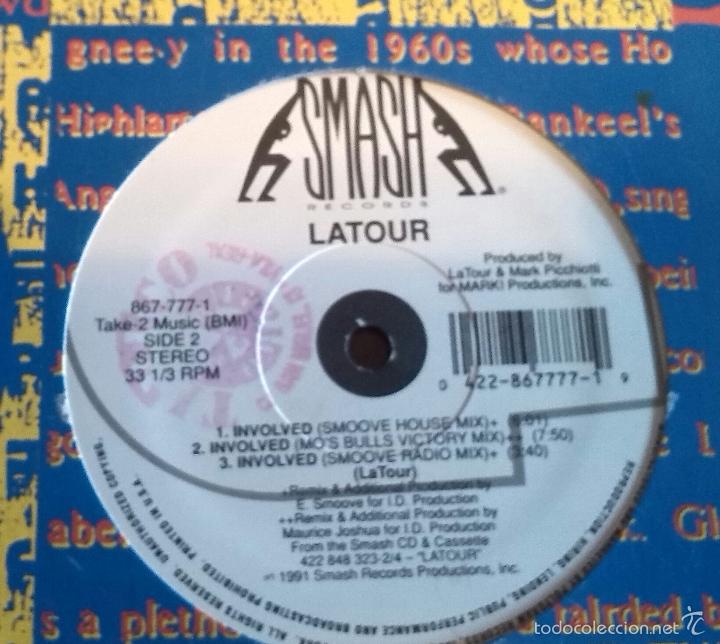Discos de vinilo: LATOUR - INVOLVED - MAXI SINGLE.12 - Foto 2