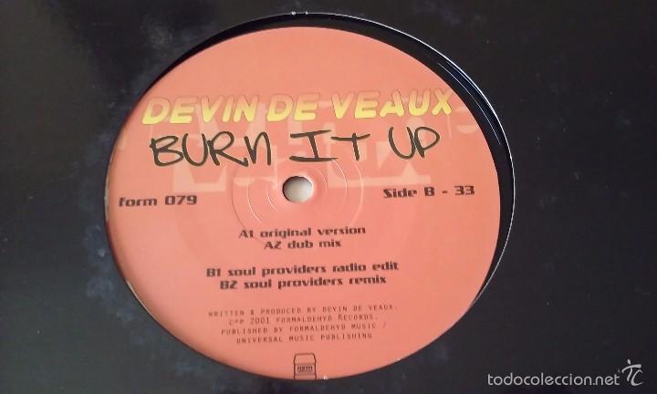 Discos de vinilo: Devin De Veaux - Burn It Up 2001 - Foto 1