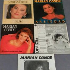 Discos de vinilo: LOTE DE 5 SINGLES DE MARIA CONDE MUY DIFICIL DE VER. Lote 58073364