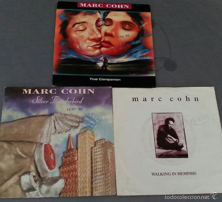 Discos de vinilo: LOTE DE 3 SINGLES DE MARC COHN - Foto 1