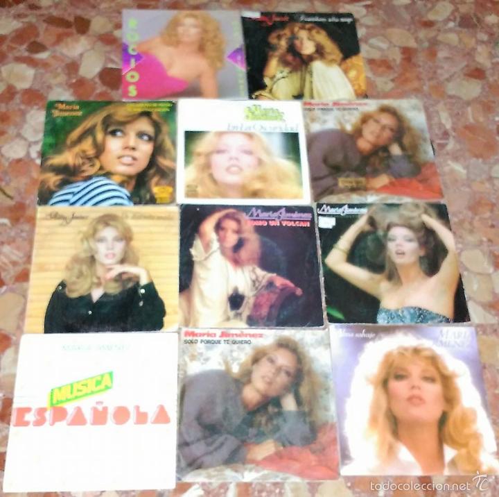 Discos de vinilo: LOTE DE 11 SINGLES DE MARIA JIMENEZ - Foto 1