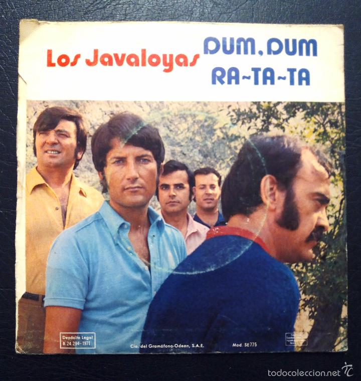 Discos de vinilo: SINGLE LOS JAVALOYAS - DUM, DUM - RA-TA-TA - ODEON 1971. - Foto 2