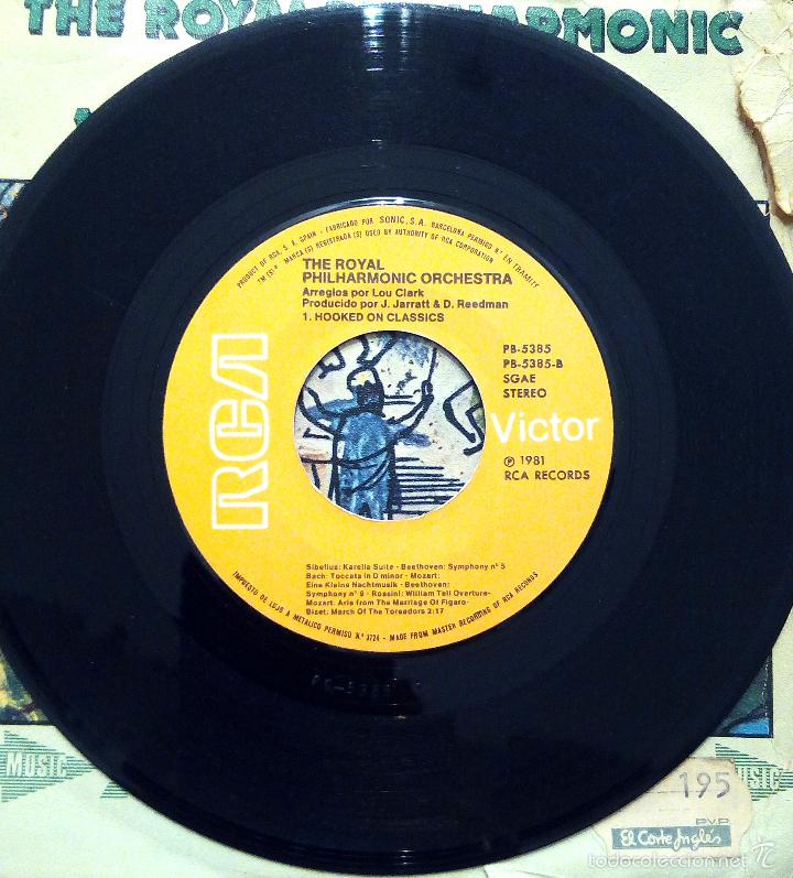 Discos de vinilo: SINGLE THE ROYAL PHILHARMONIC ORCHESTRA - HOOKED ON CLASSICS - RCA 1981. - Foto 4