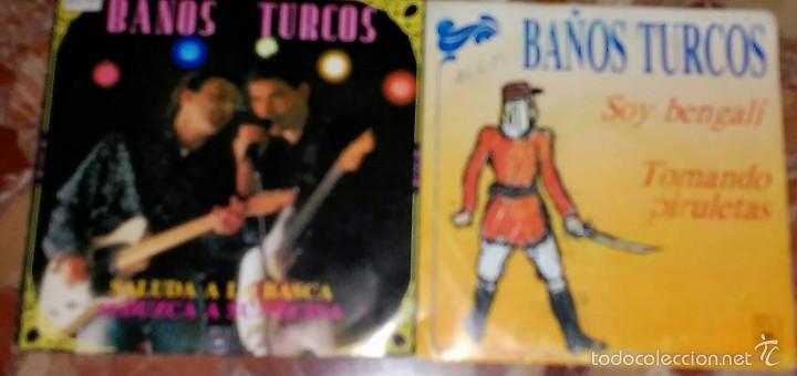 Discos de vinilo: LOTE DE 2 SINGLES BA&Ntilde;OS TURCOS - Foto 1