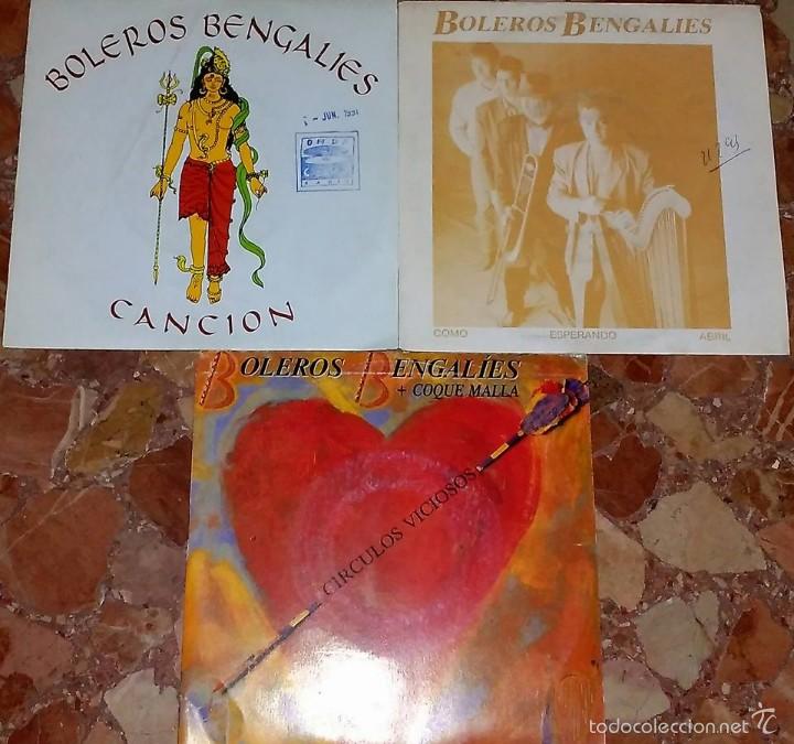 Discos de vinilo: LOTE DE 3 BOLEROS BENGALIES - Foto 1