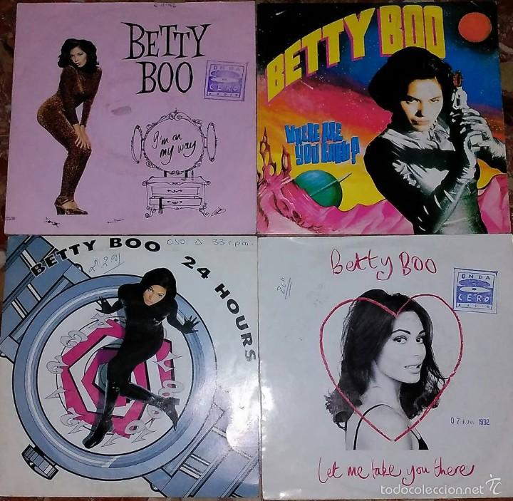 Discos de vinilo: LOTE DE 4 SINGLES BETTY BOO - Foto 1