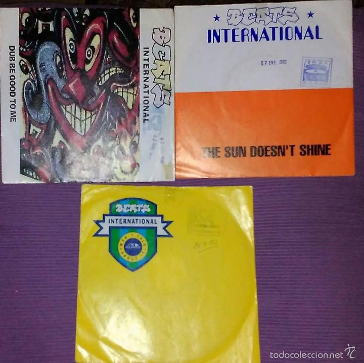 Discos de vinilo: LOTE 3 SINGLES DE BEATS - Foto 1
