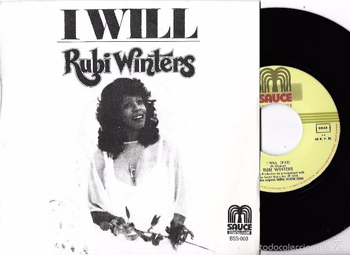 Discos de vinilo: RUBI WINTERS: I WILL / BLUER DAYS AHEAD - Foto 1
