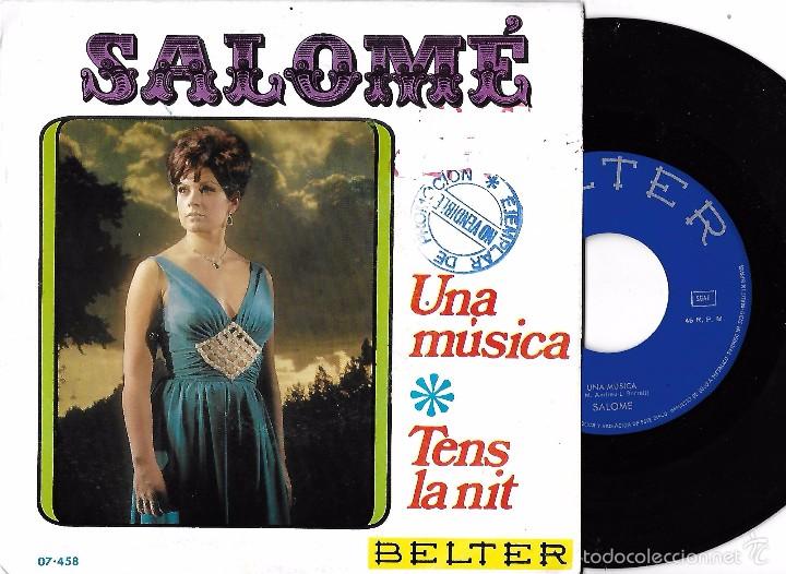 Discos de vinilo: SALOM&Eacute;: UNA M&Uacute;SICA / TENS LA NIT - Foto 1