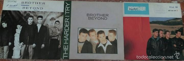 Discos de vinilo: LOTE DE 3 SINGLES DE BROTHER BEYOND - Foto 1