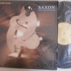 Discos de vinilo: SAXON- MAXI RIDE LIKE THE WIND-ESPAÑOL 1988-BUEN ESTADO. Lote 58099457