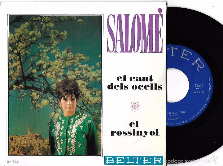 Discos de vinilo: SALOM&Eacute;: EL CANT DELS OCELLS / EL ROSSINYOL - Foto 1