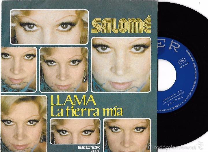 Discos de vinilo: SALOM&Eacute;: LLAMA / LA TIERRA M&Iacute;A - Foto 1