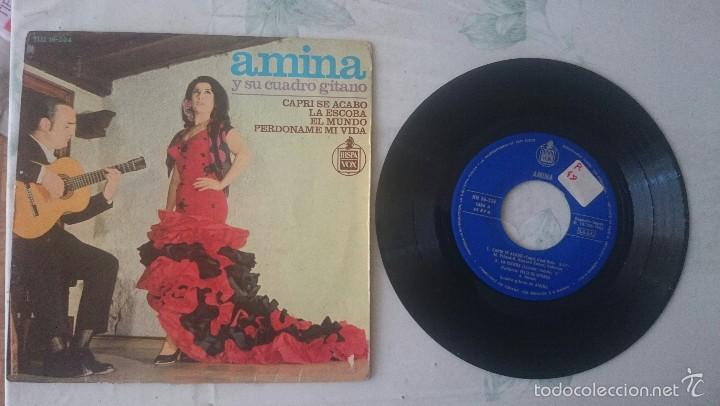 Discos de vinilo: AMINA Y SU CUADRO GITANO: CAPRI SE ACABO + 3 (HISPAVOX 1965) - Foto 1