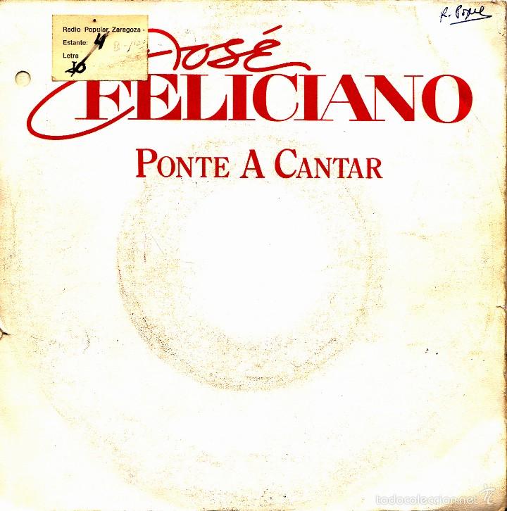 Disques de vinyle: JOSE FELICIANO-PONTE A CANTAR + UNO SINGLE VINILO 1988 SPAIN