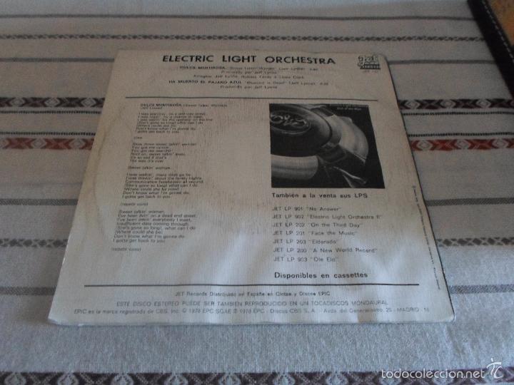 Discos de vinilo: ELECTRIC LIGHT ORCHESTRA DULCE MENTIROSA - Foto 2