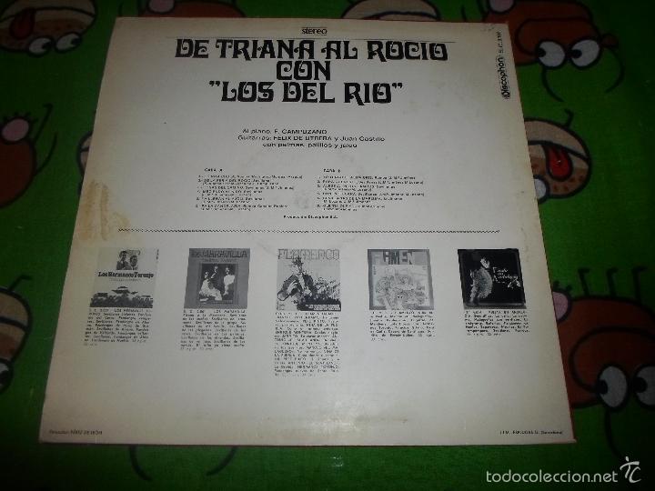 Discos de vinilo: DE TRIANA AL ROCIO CON LOS DEL RIO - Foto 3