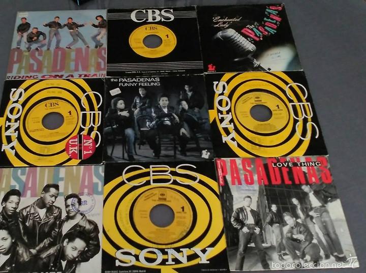 Discos de vinilo: LOTE DE 9 SINGLES DE THE PASADENAS - Foto 1